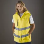 Kensington - Hi-Vis bodywarmer met capuchon