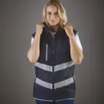 Kensington - Hi-Vis bodywarmer met capuchon — productfoto 3