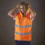 Kensington - Hi-Vis bodywarmer met capuchon — productfoto 4