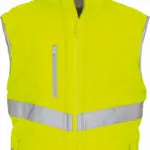 Kensington - Hi-Vis bodywarmer met capuchon, hi vis yellow — productfoto 6