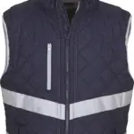 Kensington - Hi-Vis bodywarmer met capuchon, navy — productfoto 7