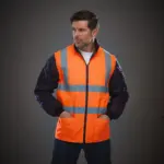 Gewatteerd veiligheidsjasje met afneembare mouwen — productfoto 3