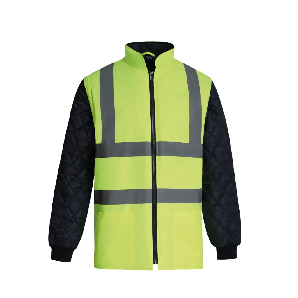 Warnschutzjacke YHV008SL bedrucken wattiert 2-in-1 S-3XL — Produktfoto 6