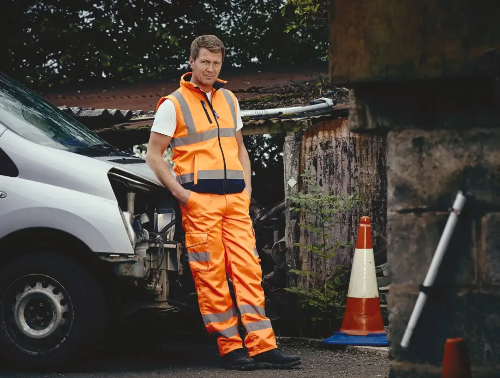 Hi-Vis cargo broek — productfoto 3