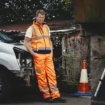 Hi-Vis cargo broek — productfoto 3