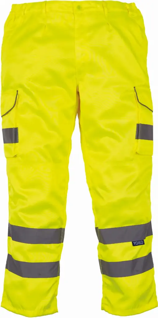 Hi-Vis cargo broek, hi vis yellow — productfoto 6