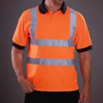 High Visibility polo korte mouwen — productfoto 2