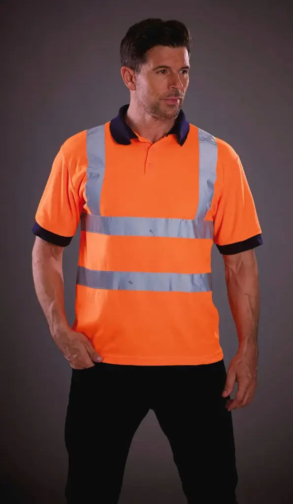High Visibility polo korte mouwen — productfoto 2