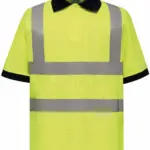 High Visibility polo korte mouwen, hi vis yellow — productfoto 4