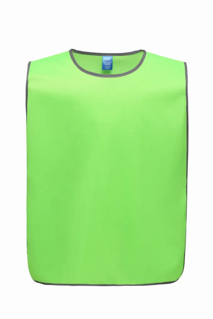PS_YHVJ259_LIME - Hidalgo-werbeartikel Personalisatie veiligheidshesje met reflecterende rand, lime — productfoto 8