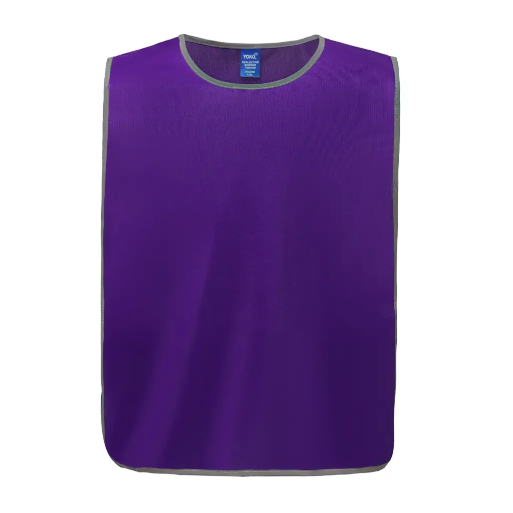 PS_YHVJ259_PURPLE - Hidalgo-werbeartikel Personalisatie veiligheidshesje met reflecterende rand, purple — productfoto 12