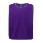 PS_YHVJ259_PURPLE - Hidalgo-werbeartikel Personalisatie veiligheidshesje met reflecterende rand, purple — productfoto 12