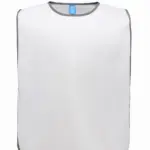 PS_YHVJ259_WHITE - Hidalgo-werbeartikel Personalisatie veiligheidshesje met reflecterende rand, white — productfoto 18