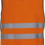 Veiligheidshesje met 2 banden, hi vis orange — productfoto 2