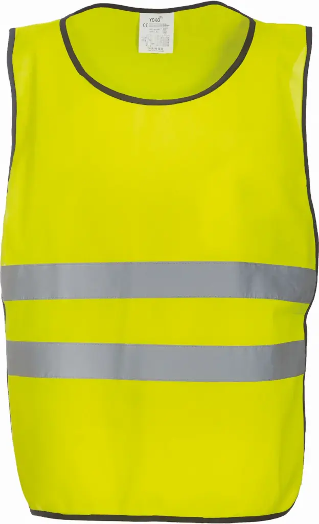 Veiligheidshesje met 2 banden, hi vis yellow — productfoto 3