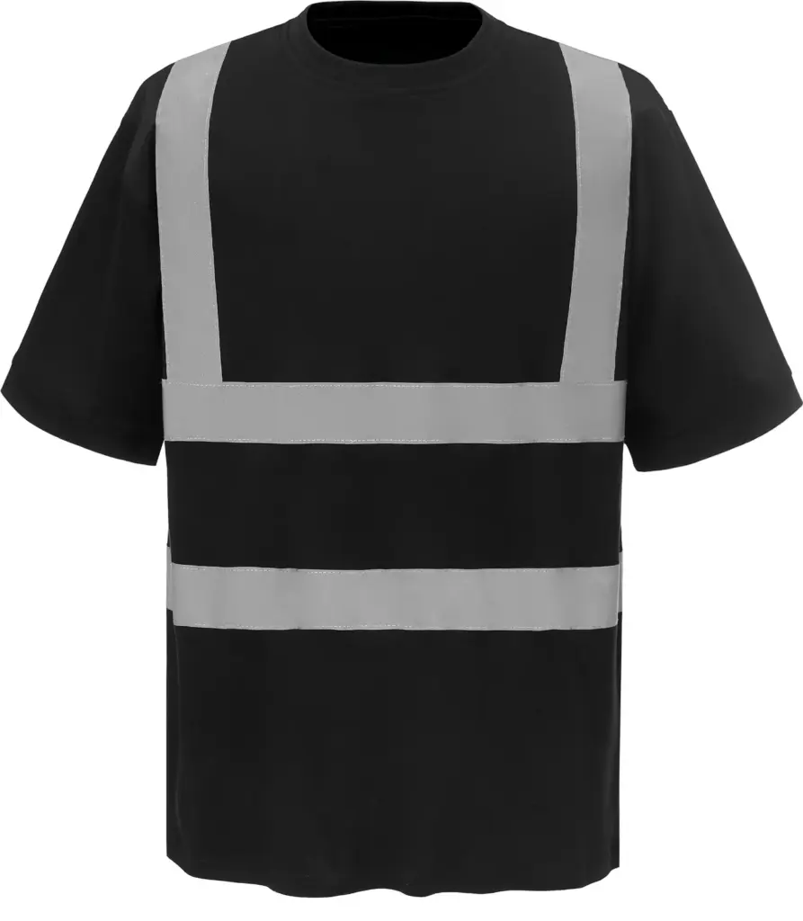 Veiligheids T-shirt met korte mouwen, black — productfoto 6