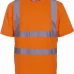 Veiligheids T-shirt met korte mouwen, hi vis orange — productfoto 3