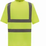 Veiligheids T-shirt met korte mouwen, hi vis yellow — productfoto 4