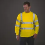 Hi-Vis T-shirt lange mouwen