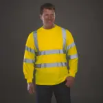 Hi-Vis T-shirt lange mouwen — productfoto 2
