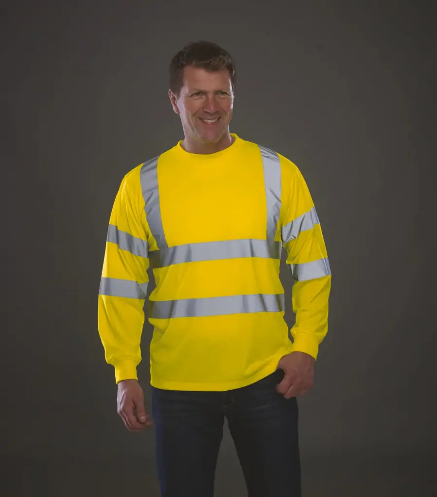 Hi-Vis T-shirt lange mouwen — productfoto 2
