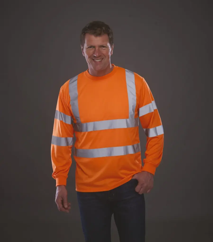 Hi-Vis T-shirt lange mouwen — productfoto 3