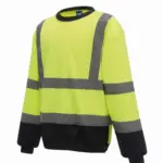 Veiligheids Sweater, hi vis yellow / navy — productfoto 9