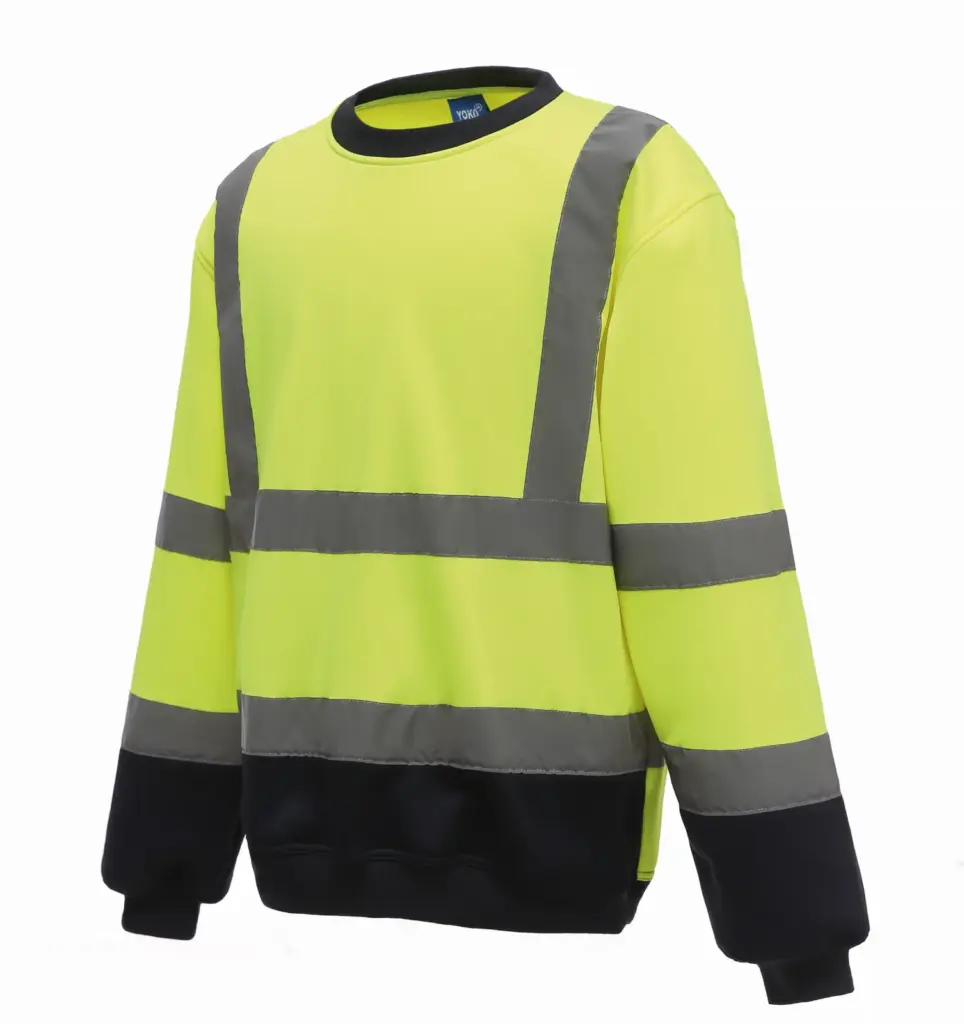 Veiligheids Sweater, hi vis yellow / navy — productfoto 9