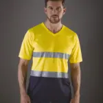 Top Cool - Hi-Vis T-shirt V-hals — productfoto 2