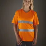 Top Cool - Hi-Vis T-shirt V-hals — productfoto 3