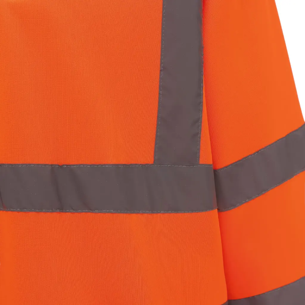 YHVK06-2_2019 - Hidalgo-werbeartikel Veiligheidsweater met 1/4 rits — productfoto 3