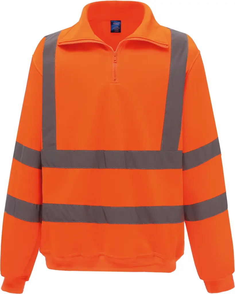 Warnschutz-Sweatshirt bedrucken YHVK06 Klasse 3 Fleece S-3XL — Produktfoto 6