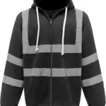 Veiligheidssweatervest met capuchon, black — productfoto 5