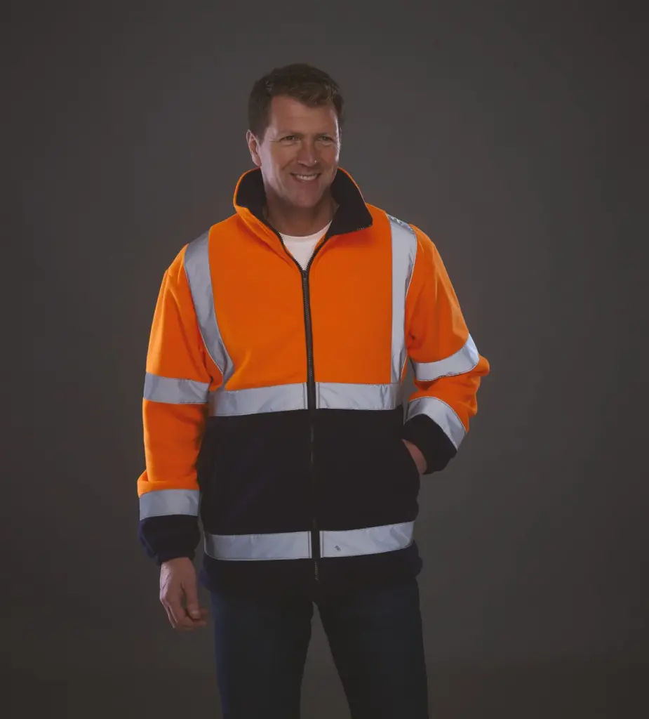 Zware fleece veiligheidsjas