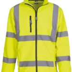 Softshell veiligheidsjas, hi vis yellow — productfoto 5