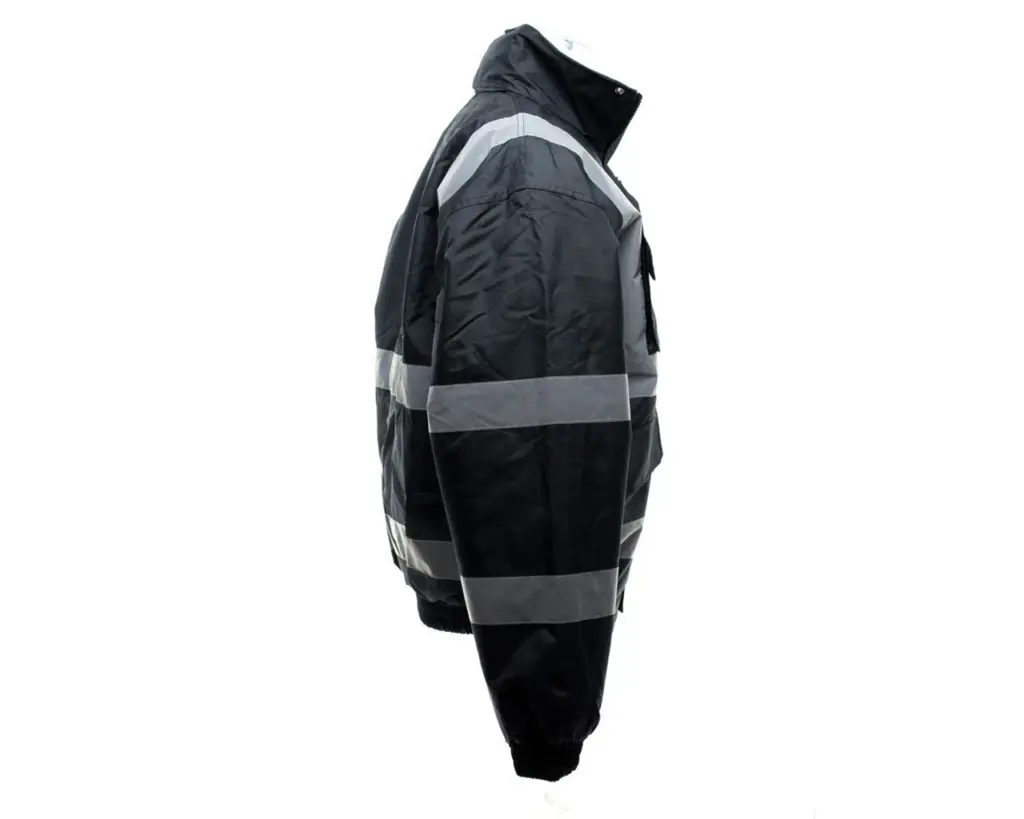 Klassieke veiligheids bomberjack, black — productfoto 2