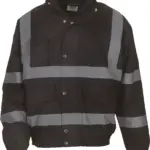 Klassieke veiligheids bomberjack, black — productfoto 6