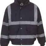Klassieke veiligheids bomberjack, navy — productfoto 5