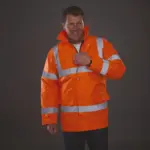 YHVP300-2_2017 - Hidalgo-werbeartikel Klassieke veiligheidsparka voor snelweg