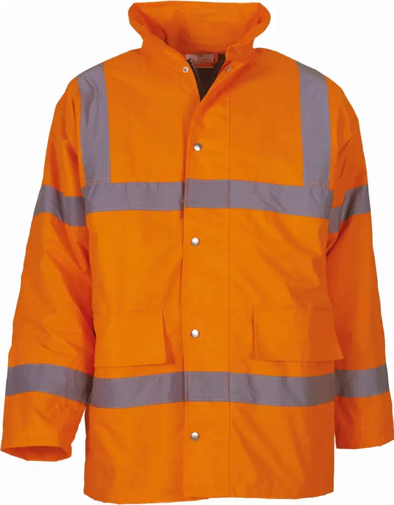 PS_YHVP300_HIVISORANGE - Hidalgo-werbeartikel Klassieke veiligheidsparka voor snelweg, hi vis orange — productfoto 2