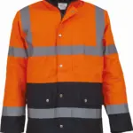 2-kleurig veiligheidsjack voor snelweg, hi vis orange / navy — productfoto 2