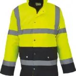 2-kleurig veiligheidsjack voor snelweg, hi vis yellow / navy — productfoto 3