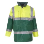 Contrasterende veiligheidsjas, hi vis yellow / green — productfoto 3