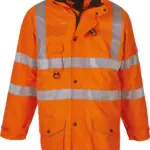 Multifunctionele 7-in-1 veiligheidsparka, hi vis orange — productfoto 5