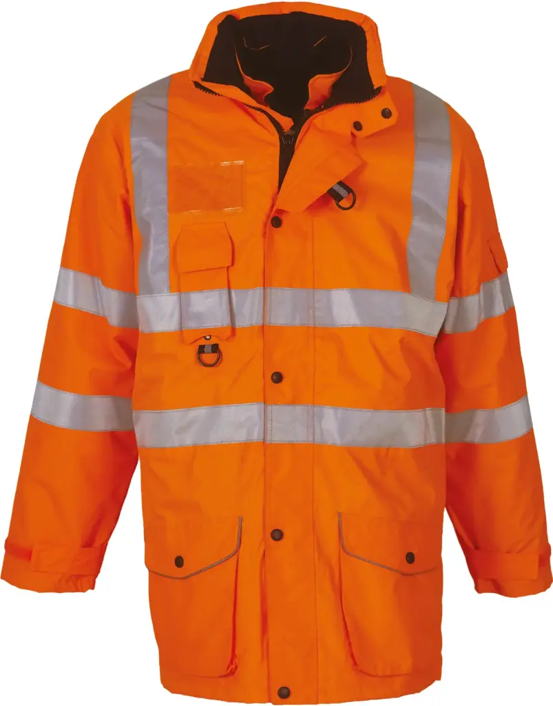 PS_YHVP711_HIVISORANGE - Hidalgo-werbeartikel Multifunctionele 7-in-1 veiligheidsparka, hi vis orange — productfoto 5