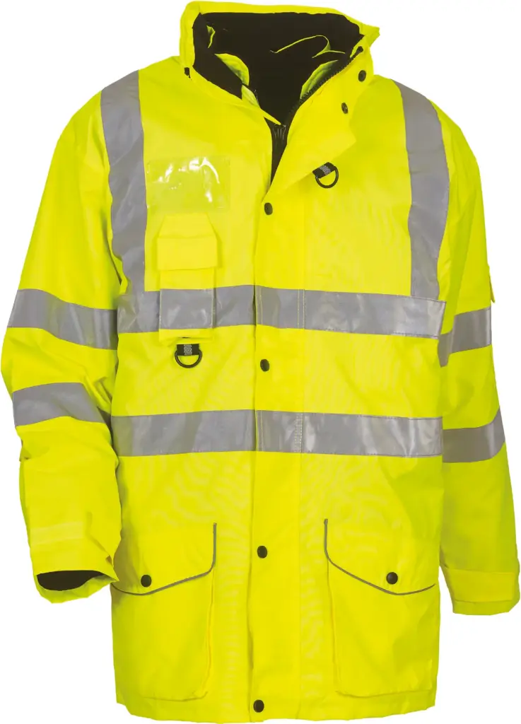 PS_YHVP711_HIVISYELLOW - Hidalgo-werbeartikel Multifunctionele 7-in-1 veiligheidsparka, hi vis yellow — productfoto 7
