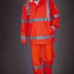 YHVS450_2023 - Hidalgo-werbeartikel Ademende regenjasj Hi-Vis Soft Flex