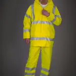 Ademende regenjasj Hi-Vis Soft Flex — productfoto 2
