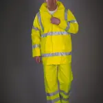 Ademende regenjasj Hi-Vis Soft Flex — productfoto 3