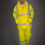 Ademende regenjasj Hi-Vis Soft Flex — productfoto 4